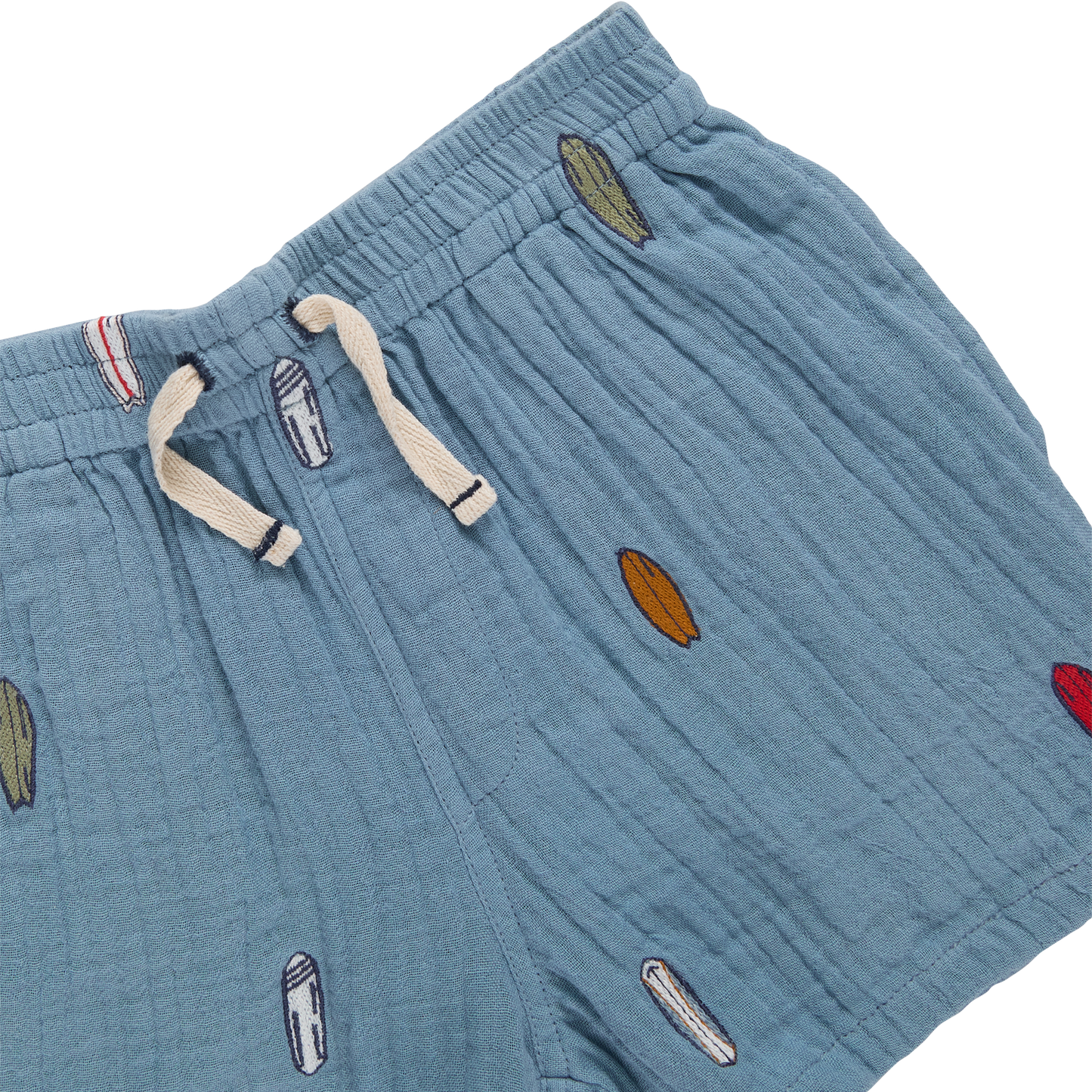 Boys Calvin Short - Surfboard Embroidery