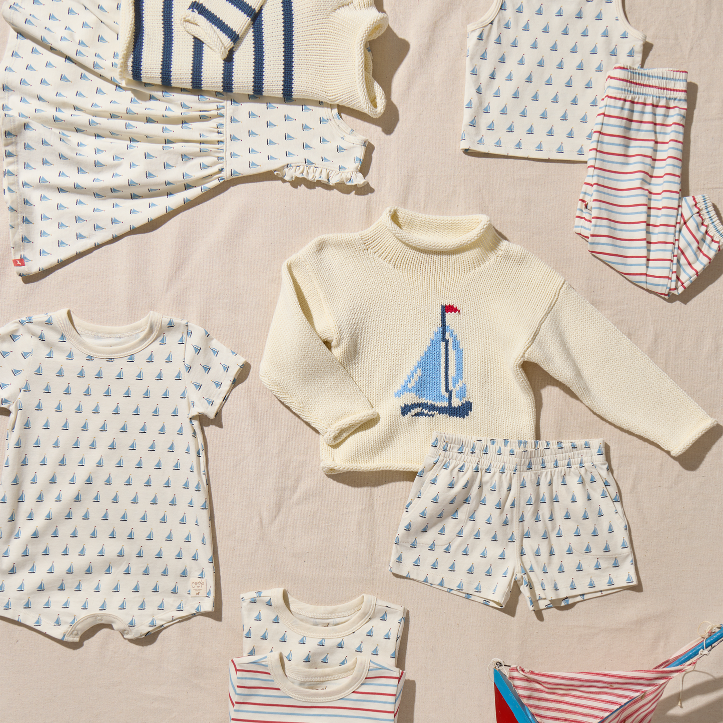 Classic Sweater - Sailboats