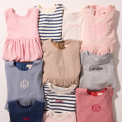 Girls Breyton Dress - Pink Gingham