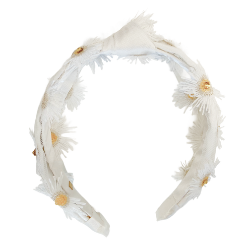 Daisy Headband - White