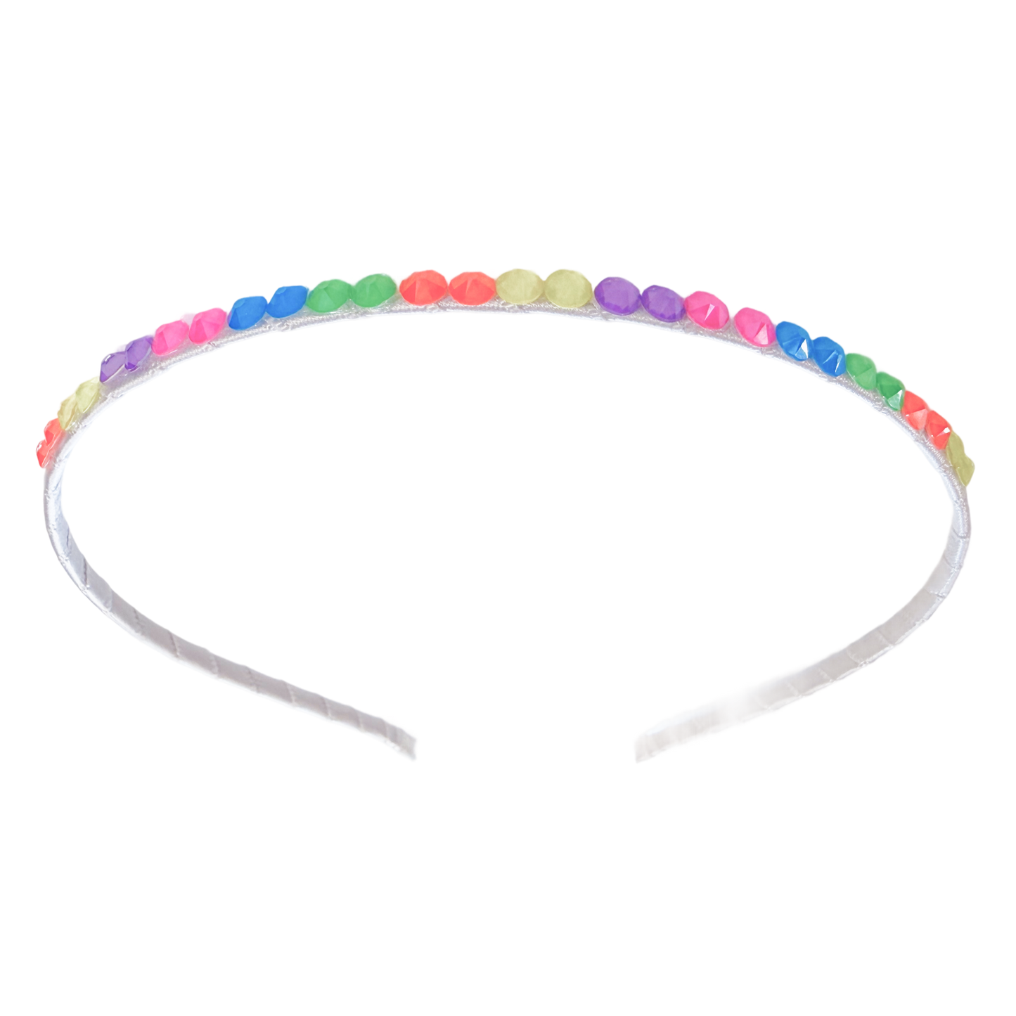 Fully Crystalized Headband - Neon Multi