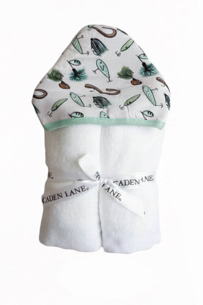 Kids Embroidered Bamboo Hooded Towels