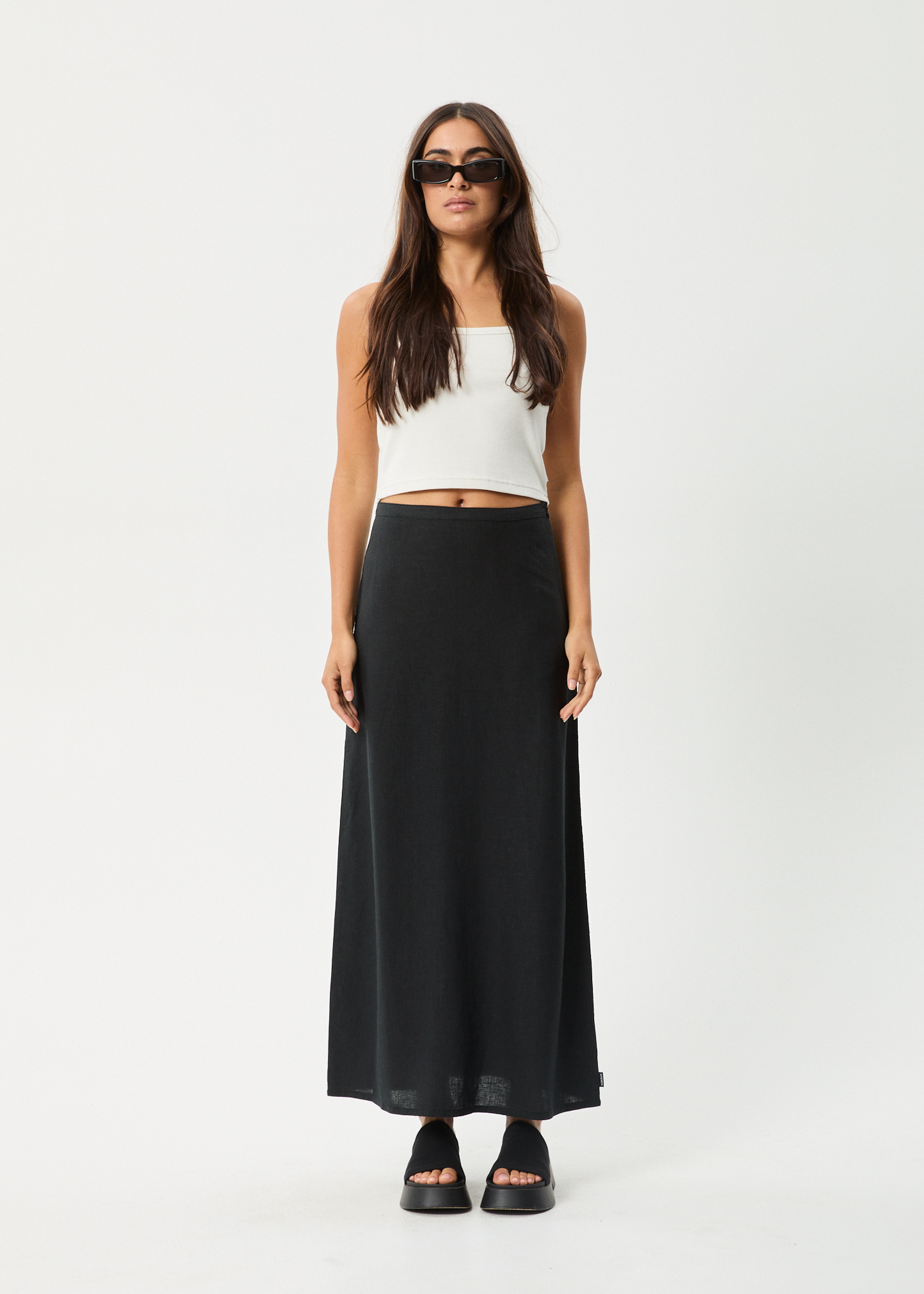 AFENDS Womens Lilo - Maxi Skirt - Black