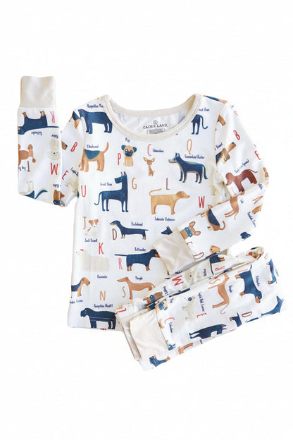 ABC Paw-ty Two Piece Pajama Set