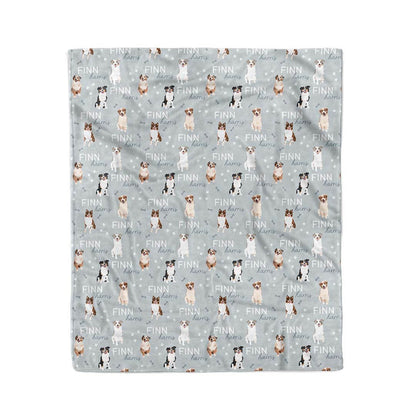 Personalized Kids Blanket | Australian Shepherd