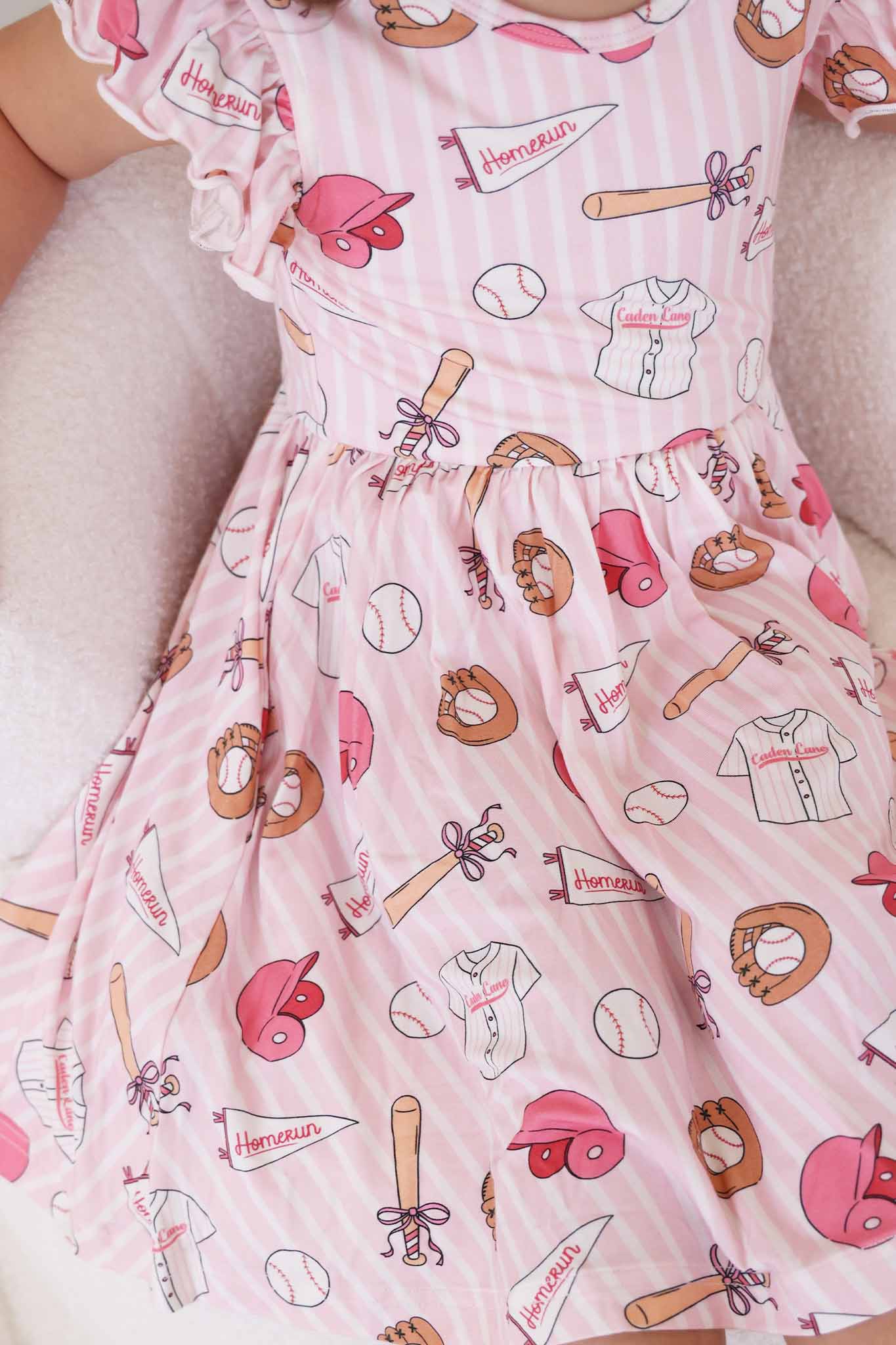 Girls' Ruffle Twirl Dress | Ballpark Babes