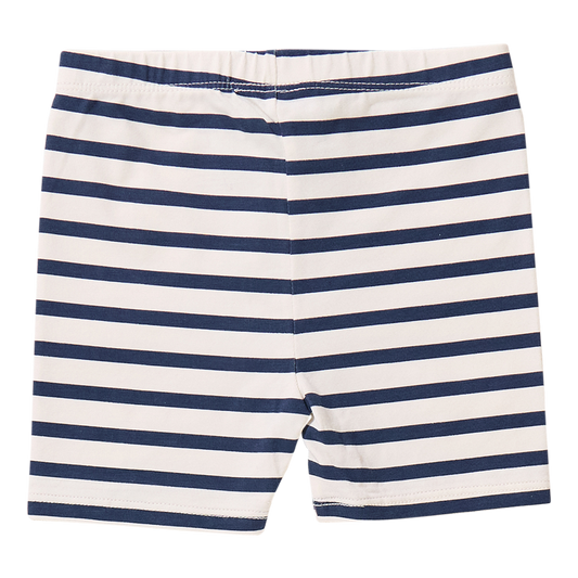 Banana Bike Short - Navy Stripe