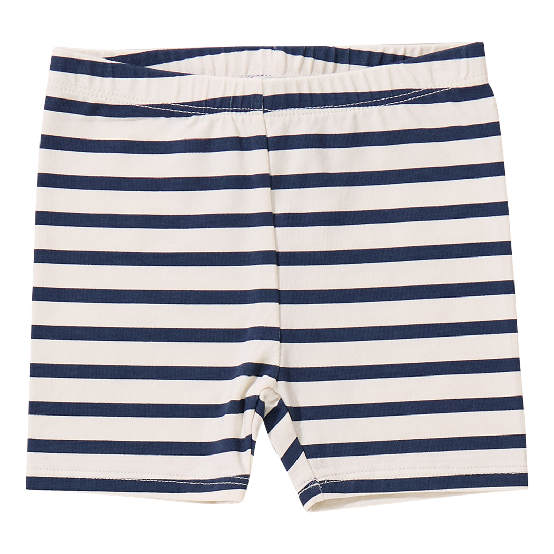 Banana Bike Short - Navy Stripe