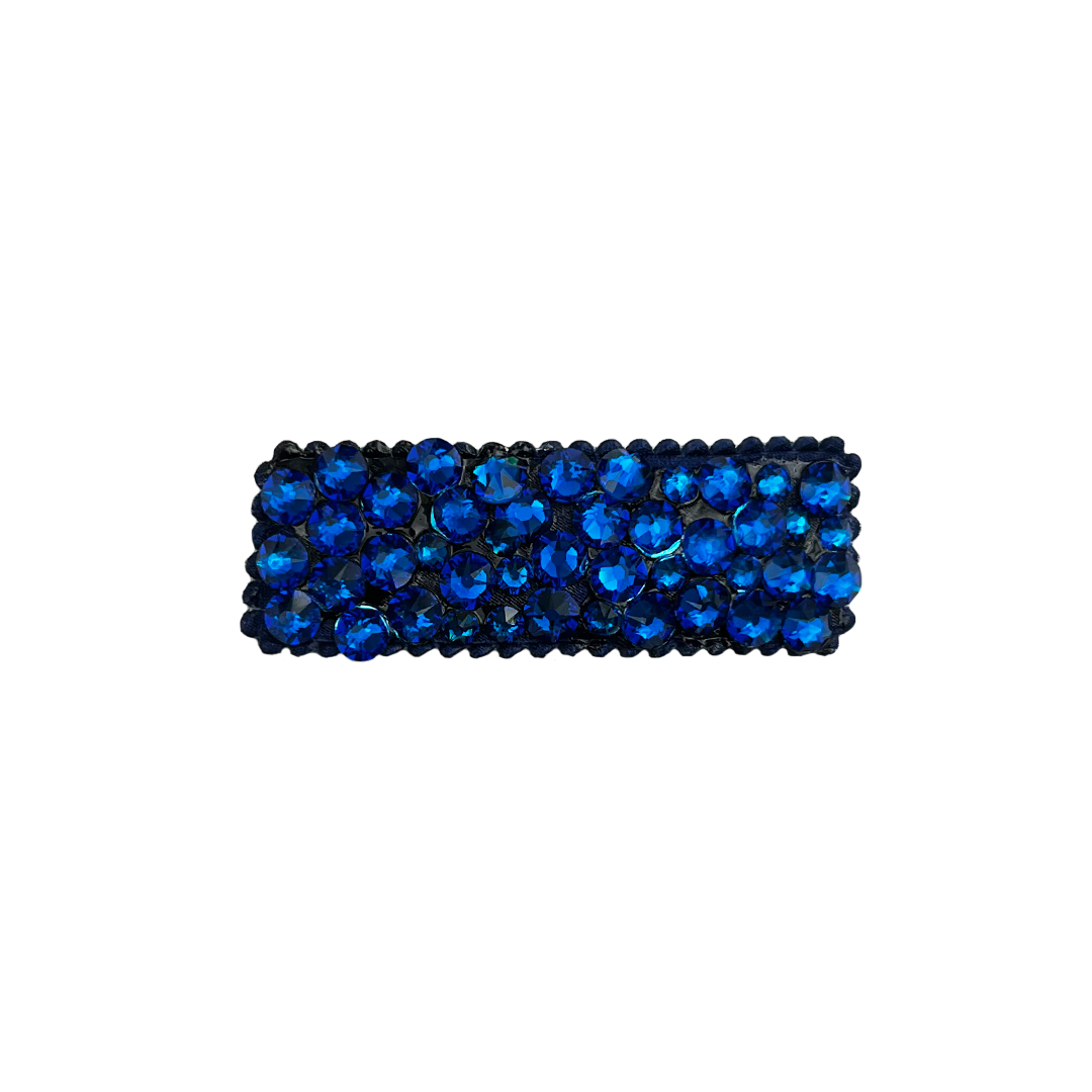 Crystal Snap Clip - Cobalt