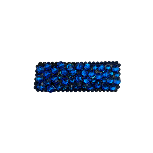 Crystal Snap Clip - Cobalt