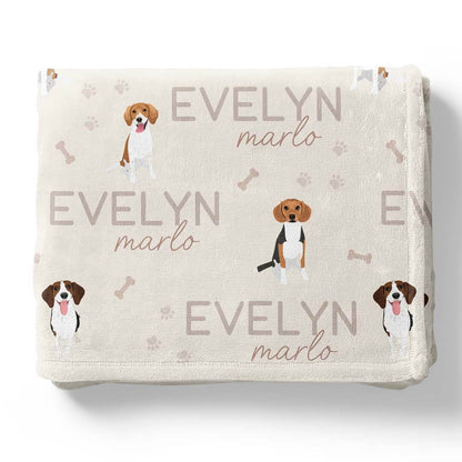 Personalized Kids Blanket | Beagle