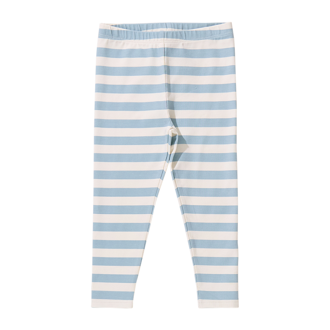 Cartwheel Legging - Light Blue Stripe