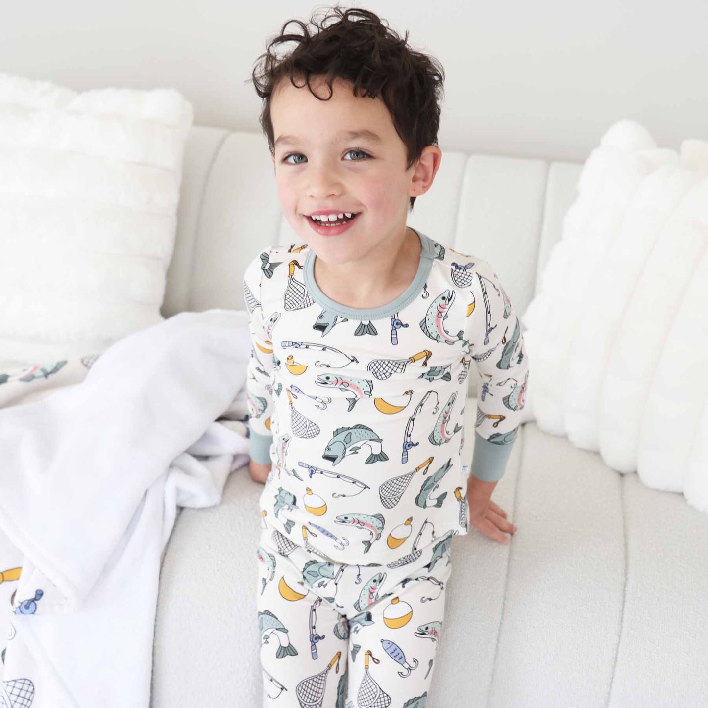 Catch of the Day Two Piece Pajama Set