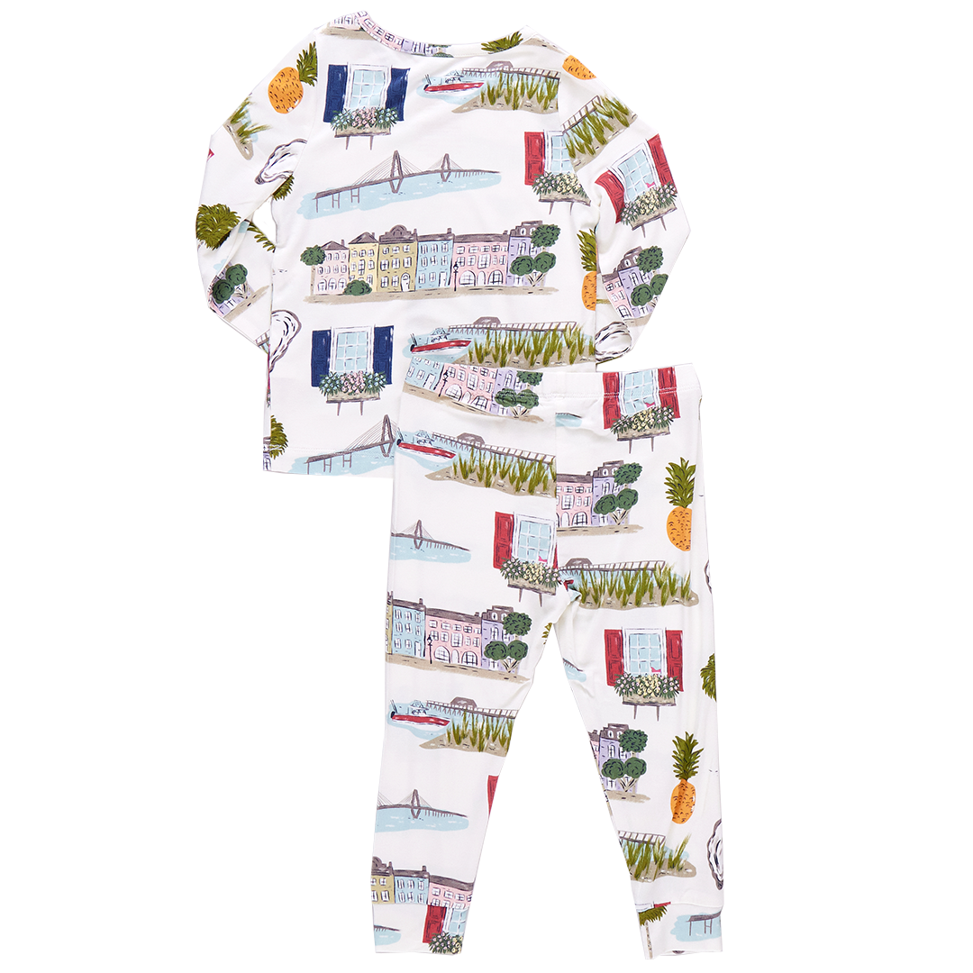 Kids Bamboo PJ Set - Charleston