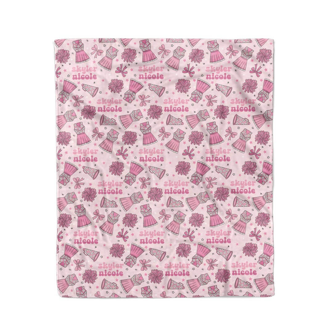 Cheer Squad Personalized Kids Blanket