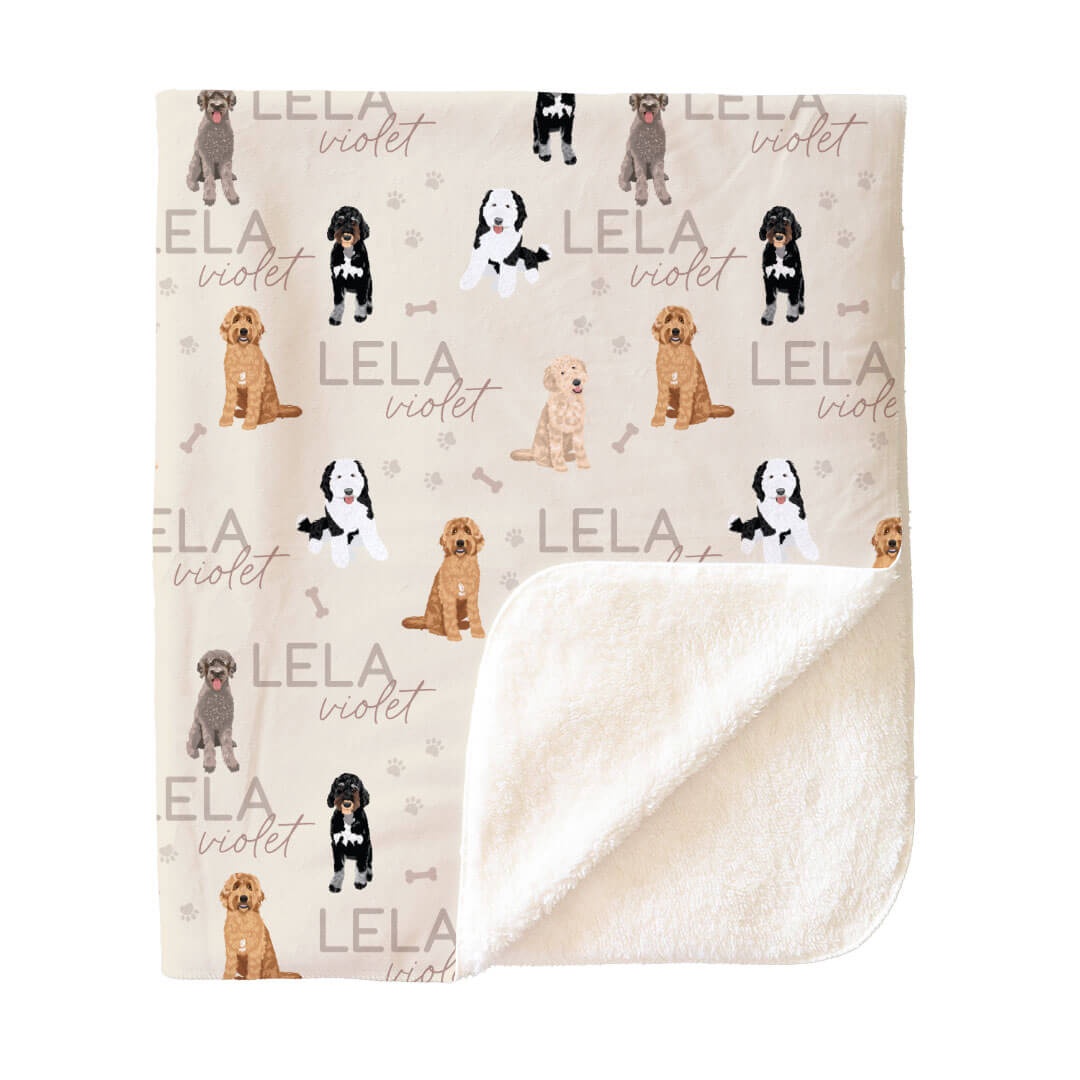 Personalized Kids Blankets | Dog Breeds - Part 2