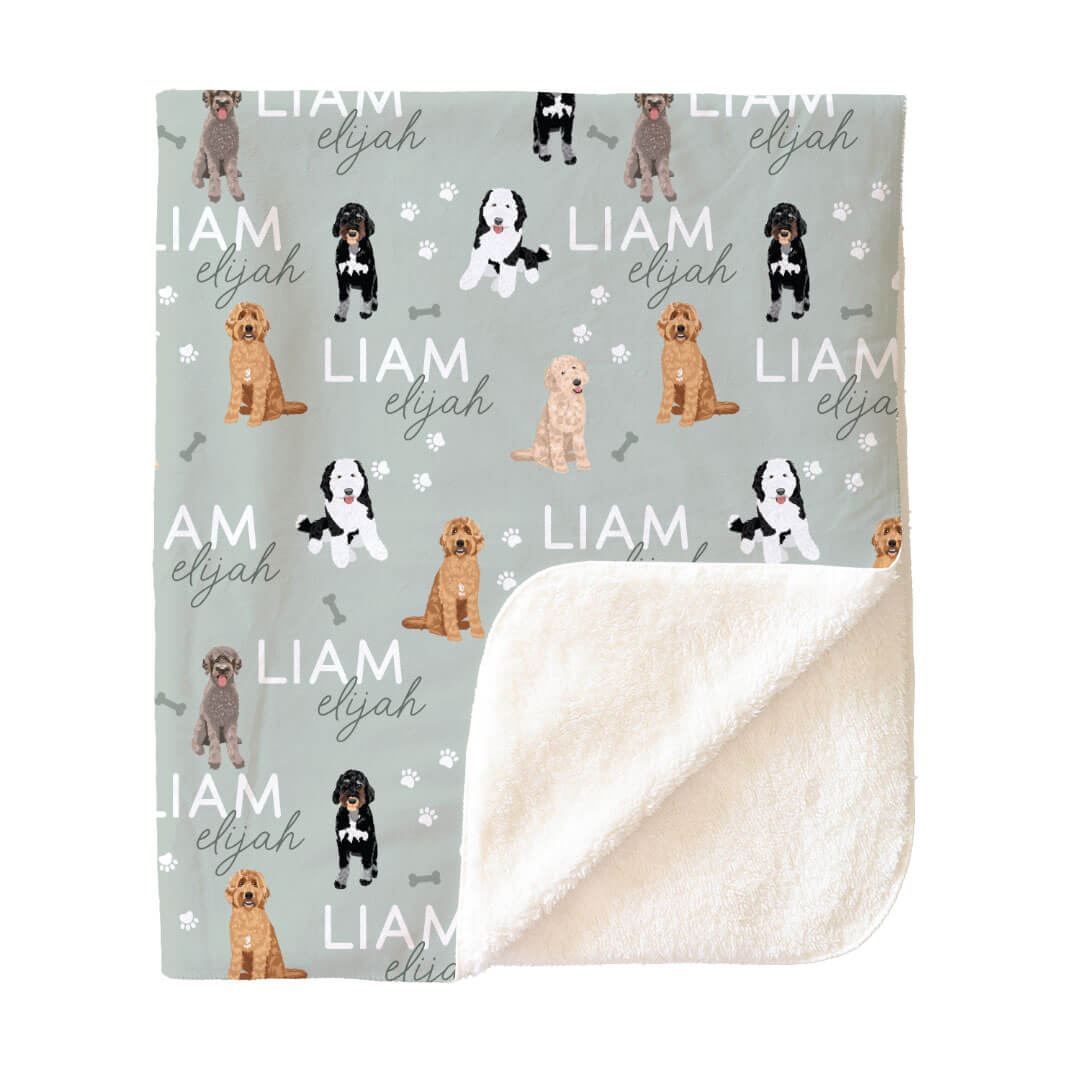 Personalized Kids Blankets | Dog Breeds - Part 2