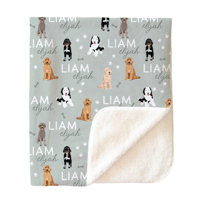 Personalized Kids Blankets | Dog Breeds - Part 2