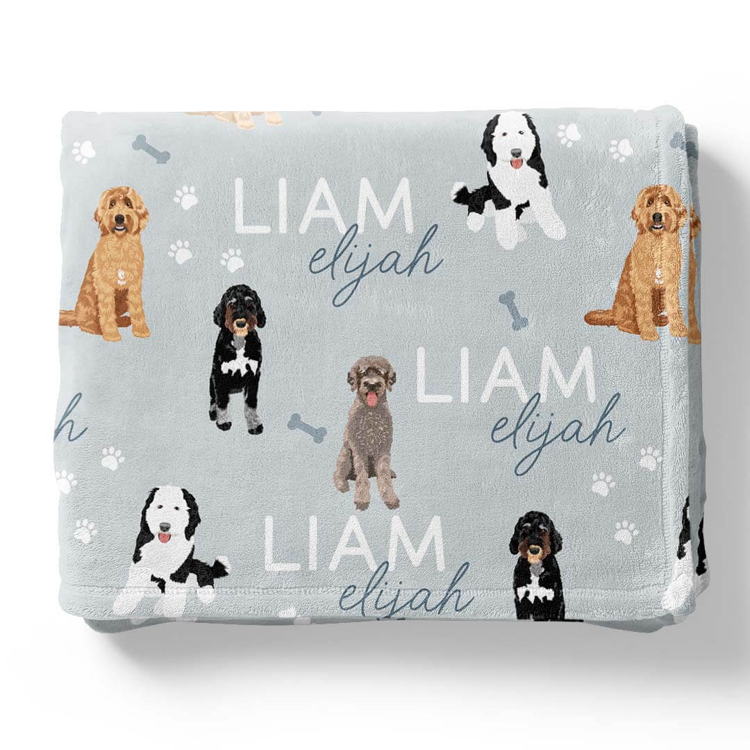 Personalized Kids Blankets | Dog Breeds - Part 2