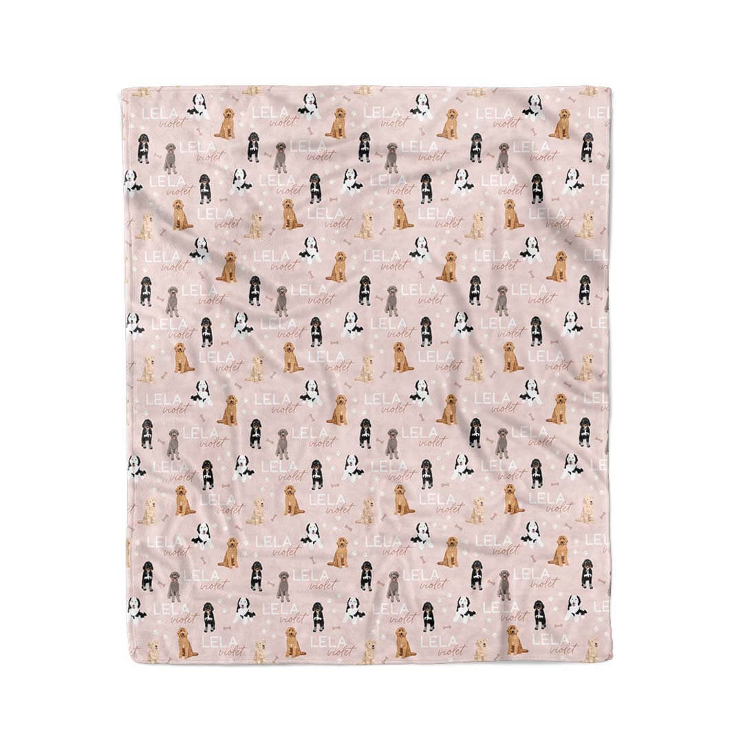 Personalized Kids Blanket | Doodles