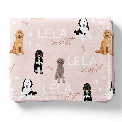 Personalized Kids Blankets | Dog Breeds - Part 2