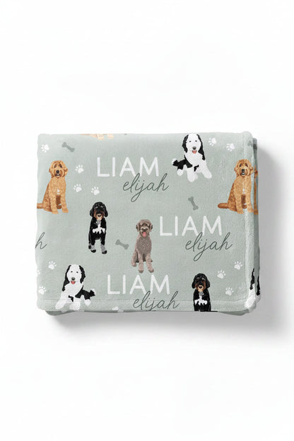 Personalized Kids Blanket | Doodles
