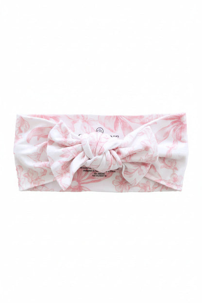 Fancy Frills Knit Large Bow Headwrap