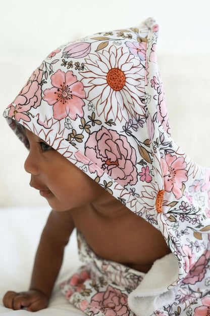 Baby Embroidered Bamboo Hooded Towels