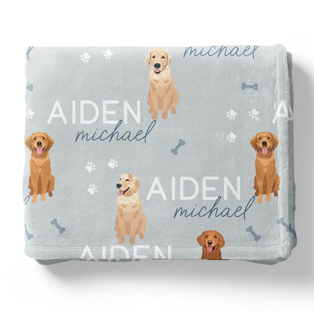 Personalized Kids Blankets | Dog Breeds - Part 2