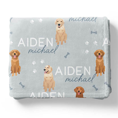 Personalized Kids Blankets | Dog Breeds - Part 2