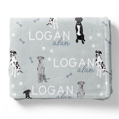 Personalized Kids Blankets | Dog Breeds - Part 2