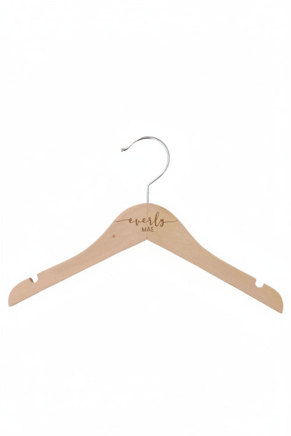 Personalized Baby Name Wood Hanger | Sweet Script