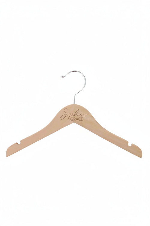 Personalized Baby Name Wood Hanger | Simple