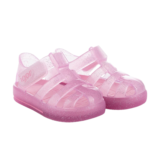 Star Glitter Shoe - Pink