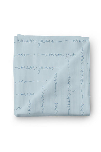 Personalized Baby Name Swaddle Blanket