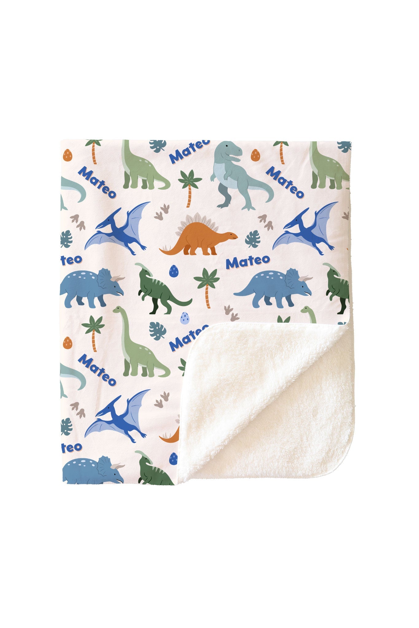 Personalized Kids Blanket | Little Fossil Neutral