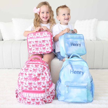 Kids Embroidered Lunchbox | Tie-Dye Skies
