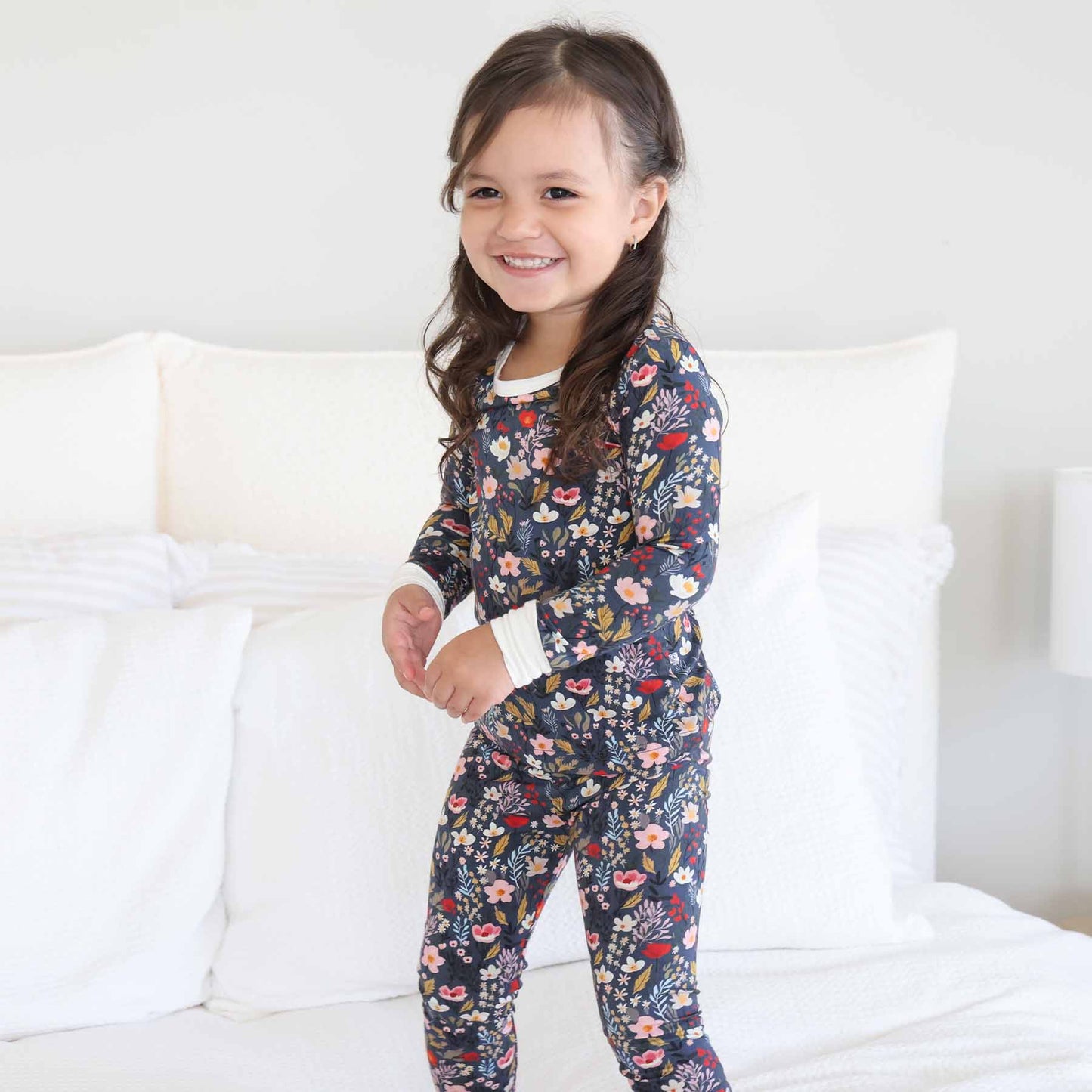 Midnight Meadow Two Piece Pajama Set