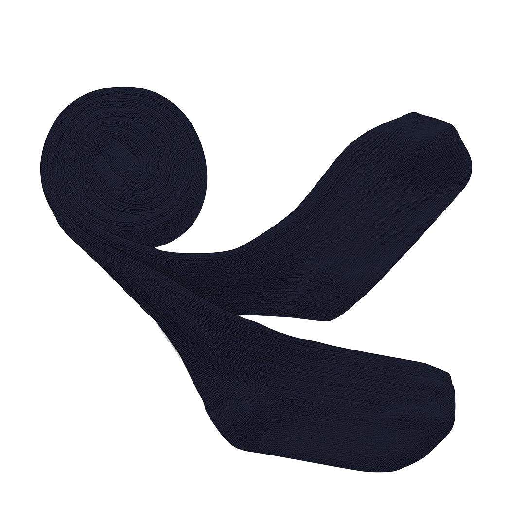 Ribbed Tights - Navy