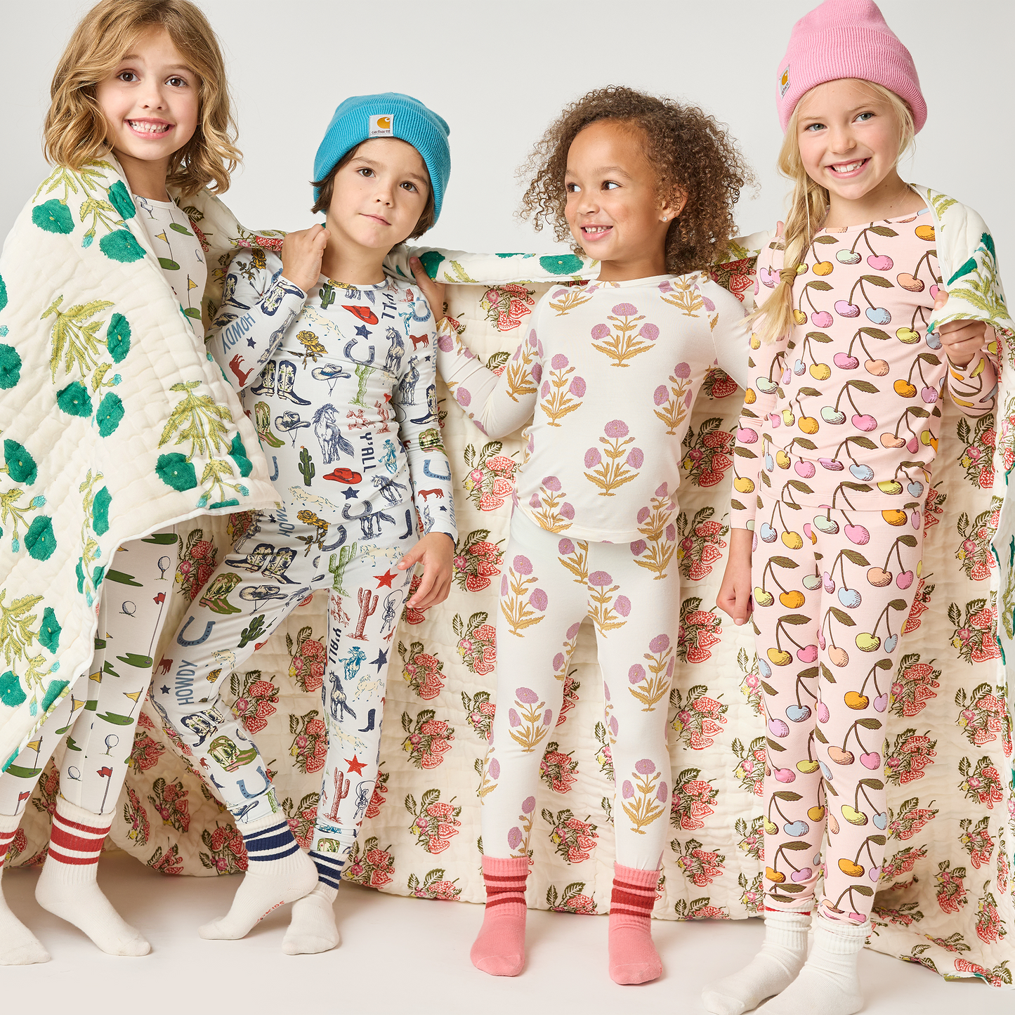 Kids Bamboo PJ Set - Western Dreams