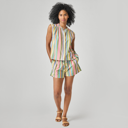 Womens Misha Top - Parade Stripe