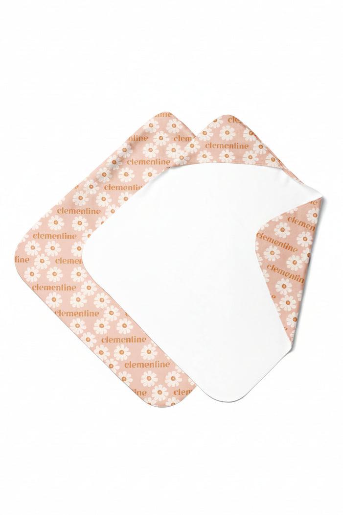Personalized Hooded Towel | Peach Dream