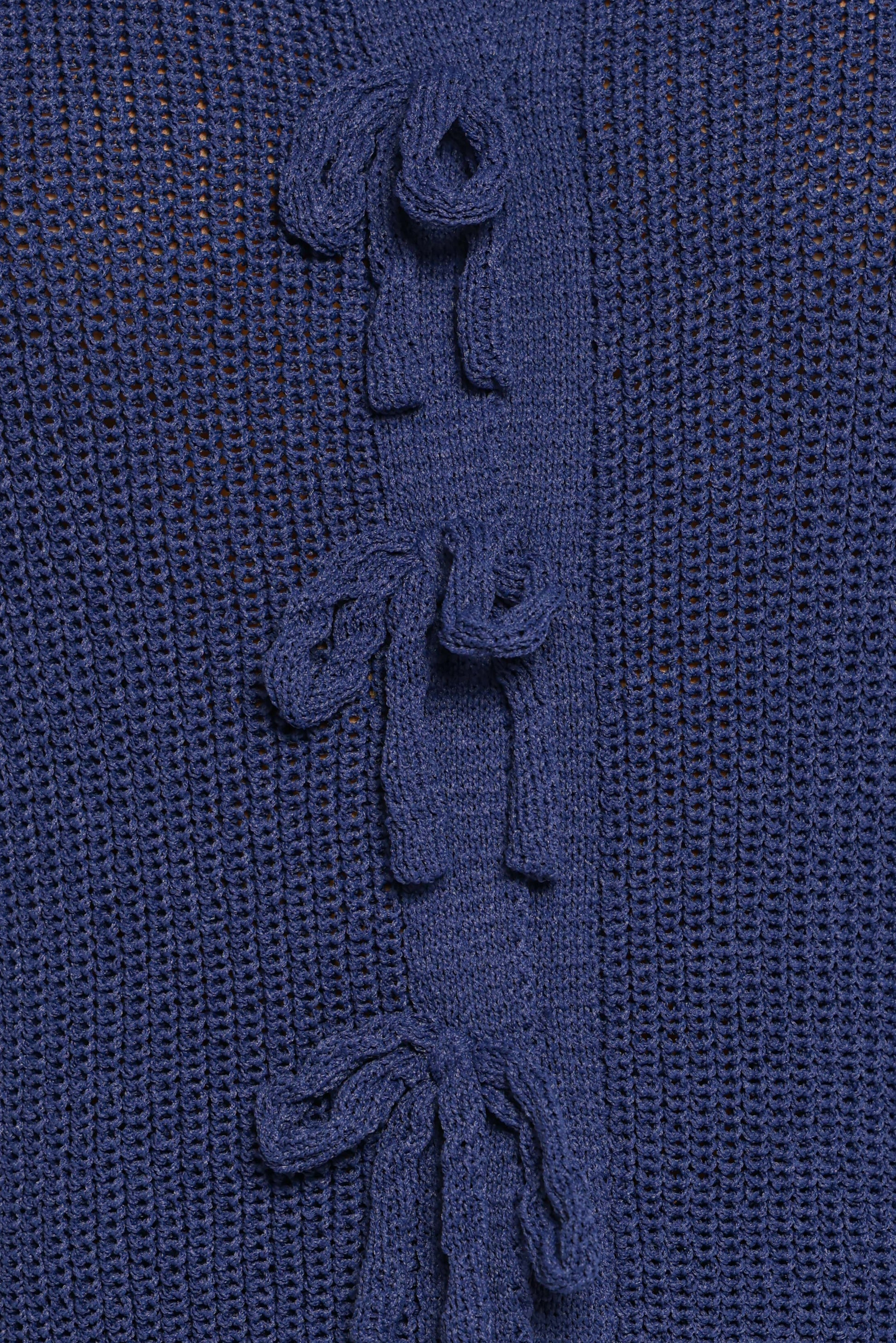 Gemma Short Sleeve Bow Cardigan - Navy