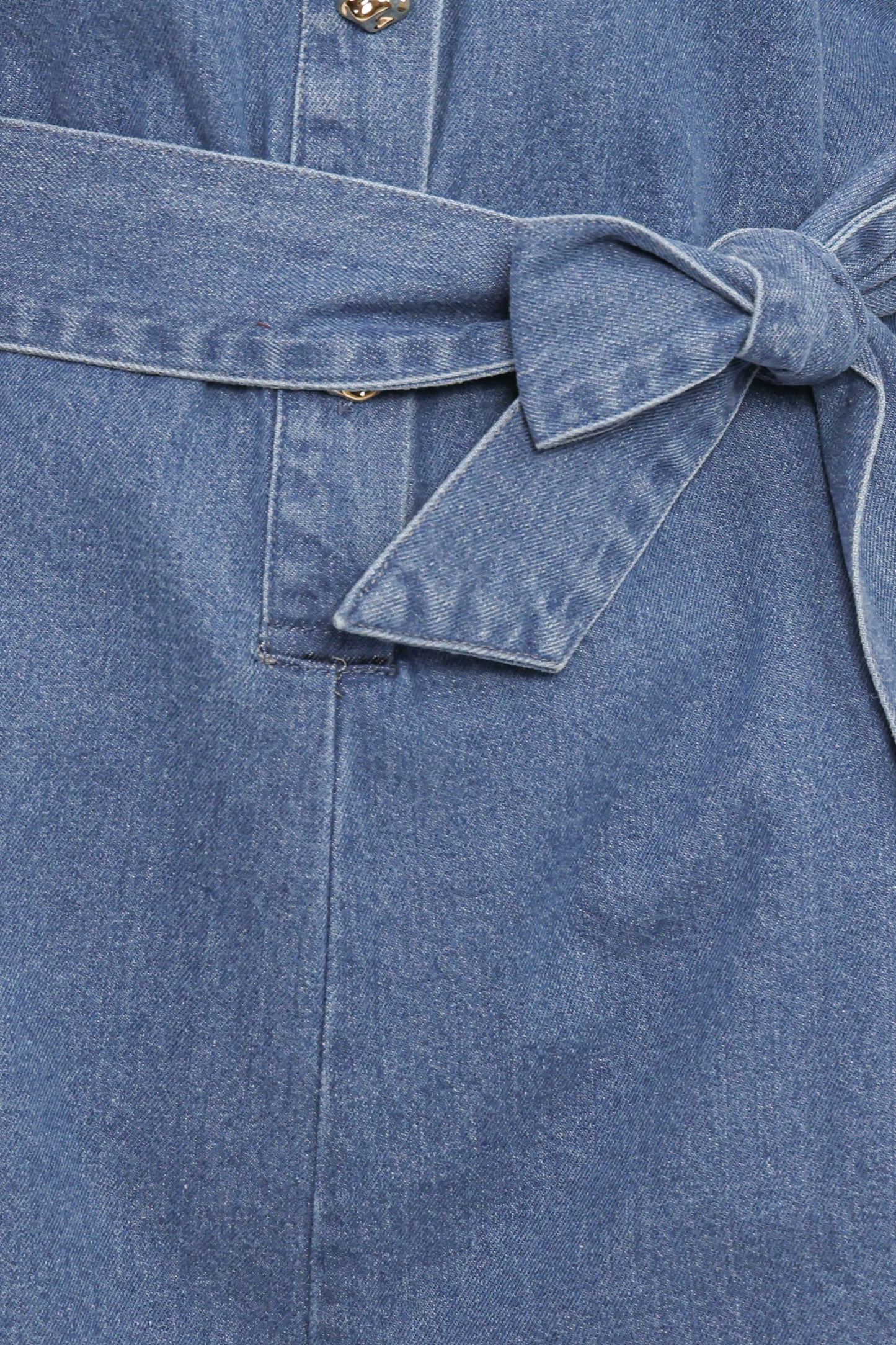 Hailey Denim Romper - Indigo