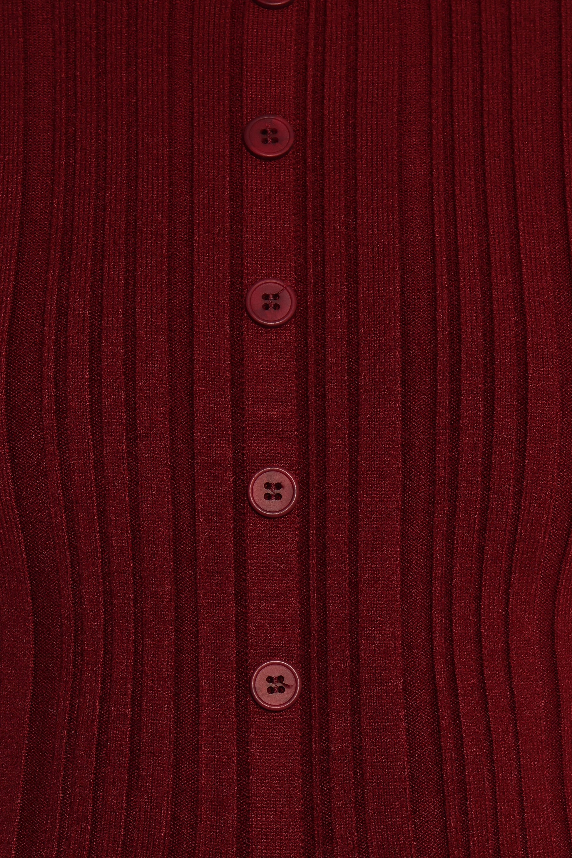 Hatte Cardigan Top - Dark Cherry