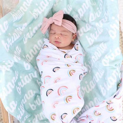Modern Boho Personalized Color Blanket