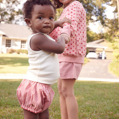 Baby Joy Rib Tank - Powder Pink