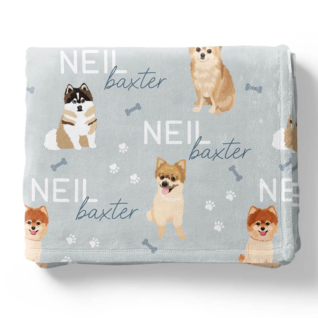 Personalized Kids Blankets | Dog Breeds - Part 2