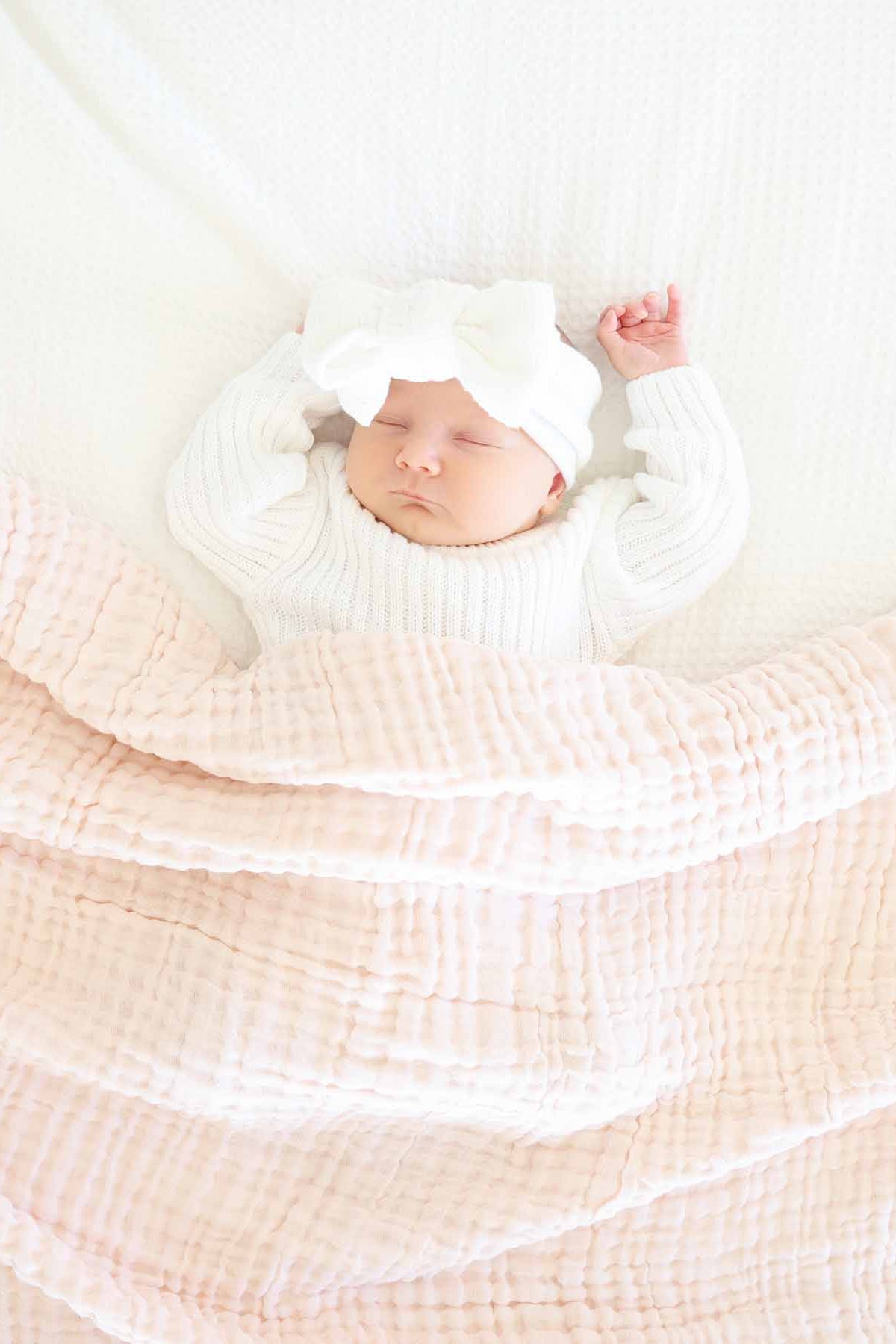 Organic Cotton Gauze Swaddle Blanket | Primrose