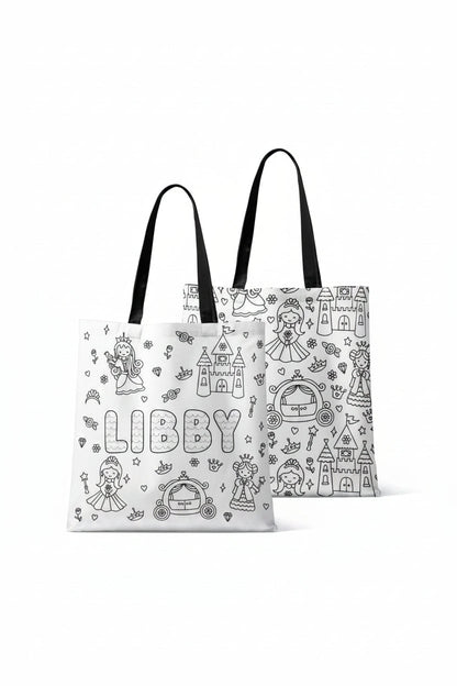 Colorable Personalized Tote Bags | Far Far Away